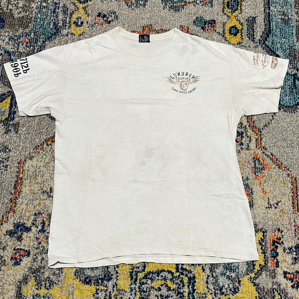 Motorcycle lowbrow customs t-shirt